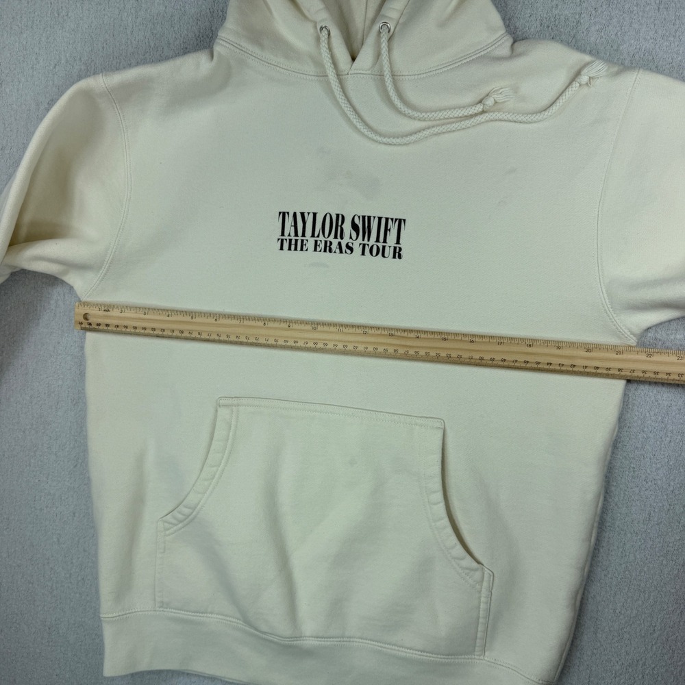 Taylor Swift The Eras Tour Hoodie Cream Off White Independent trading Co small - Picture 4 of 9